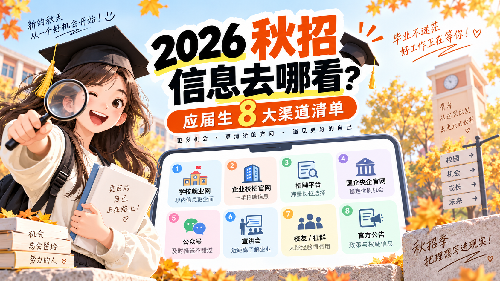 2026 秋招信息去哪看？应届生 8 大渠道清单